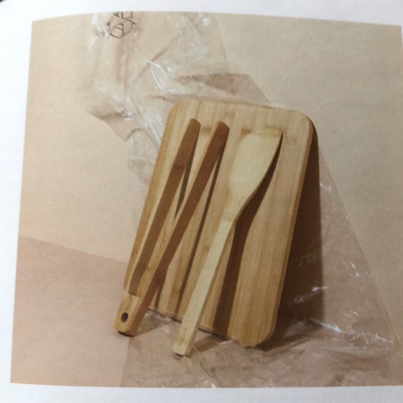 New in package Bamboo serve set 3 pieces - Picture 1 of 4